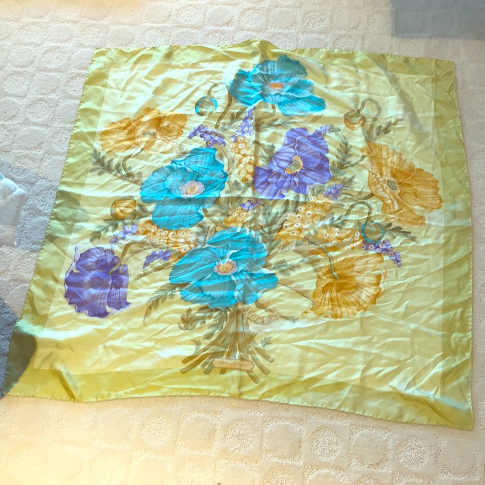 Salvatore Ferragamo Floral Scarf
